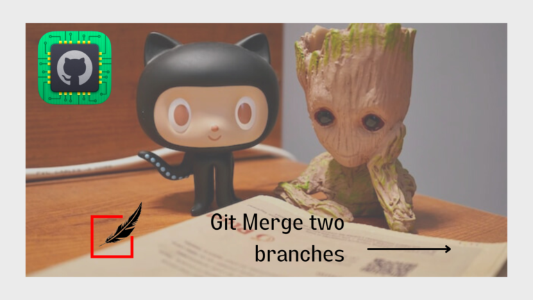 Git merge two branches