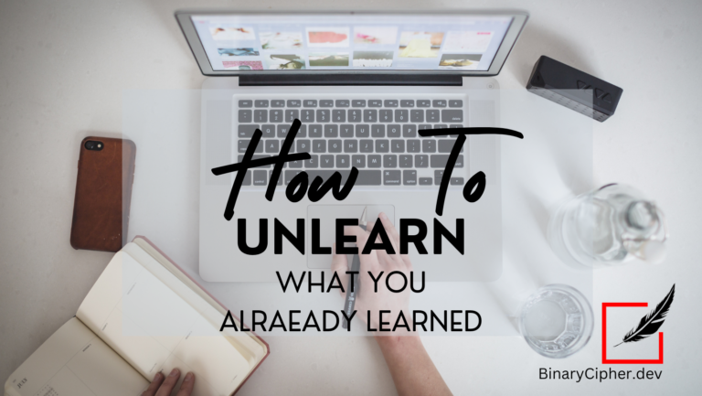 How to Unlearn